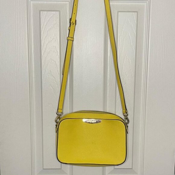henri bendel West 57th Crossbody-Yellow - Picture 2 of 4